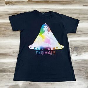 Katy Perry Prismatic World Tour Black Short Sleeve Concert Tee Unisex Small